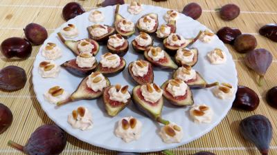 Image : Assiette d'amuse-bouche aux figues