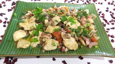 Volailles et gibiers : Assiette de volaille au tabasco