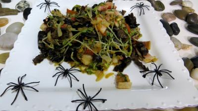 Recettes rapides : Assiette de poêlée de germes de soja