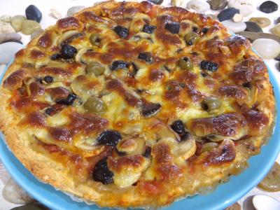 entrée à base de légumes : Assiette de pizza napolitaine