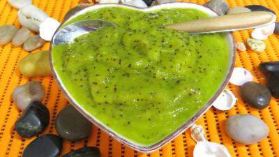 Cuisine diététique : Bol du purée de kiwis