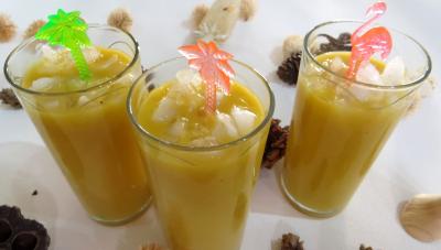 Recettes rapides : Verres de smoothies aux kiwis
