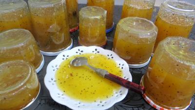 Recettes sans oeufs : Coupelle de marmelade de kiwis et de fruits d'hiver