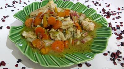 Image : Plat de poulet à la bourgeoise