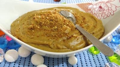 Image : recette Crème pâtissière pralinée