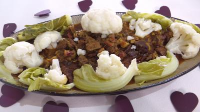 Plat en sauce : Plat de boeuf braisé façon créole