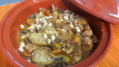 Les grands classiques : Tajine de poulet aux abricots secs