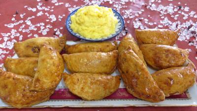 pique nique : Assiette de chaussons aux kumquats