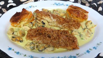 maïzena : Assiette de filets de sole à la crème de coco