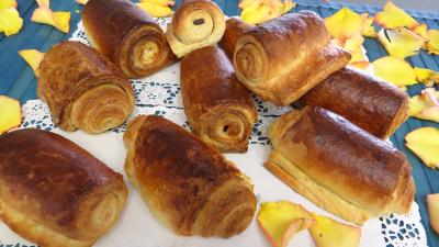 Recette élaborée : Pains au chocolat
