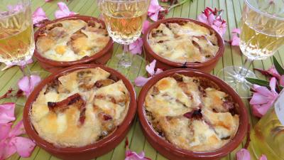 entrée à base de fromage : Plat de la tartiflette au munster