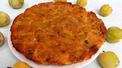 prune : clafoutis aux prunes jaunes
