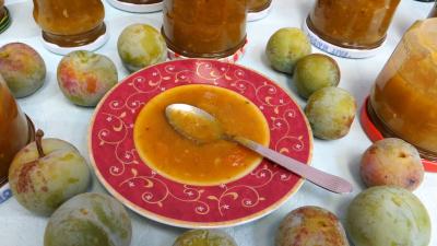 Conserves : Coupelle de chutney de reine-claude aux restes de mojito