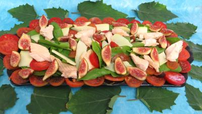 Recettes rapides : Plat de salade de truite