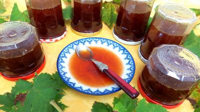 Recettes sans gluten : Coupelle de gelée de raisins au reste de punch