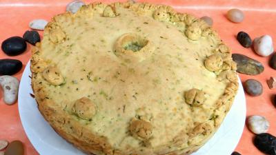 entrée à base de légumes : Tourte aux poireaux