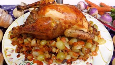 La cuisine des grand-mères : Assiette de chapon aux navets