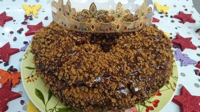 petit déjeuner : Brioche des rois aux speculoos