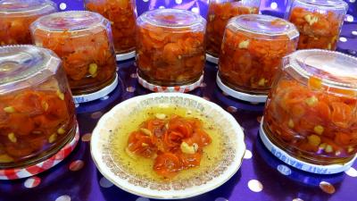 Recettes végétariennes : Pots de confiture de carottes