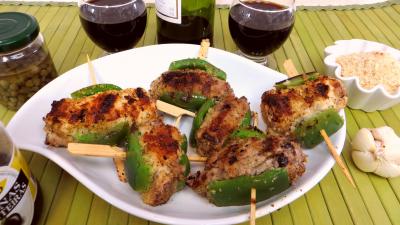 robot ménager : Plat de paupiettes de veau en brochettes