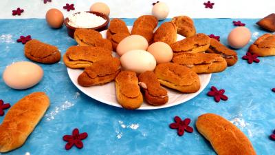 Cuisson à la casserole : Assiette de carolines aux rillettes de porc