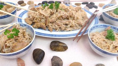 Cuisine chinoise : Bols d'agneau au vermicelle de riz