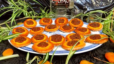 Cuisson au four : Assiette de biscuits d'abricots secs