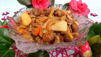Légumes : Plat de chou aux châtaignes