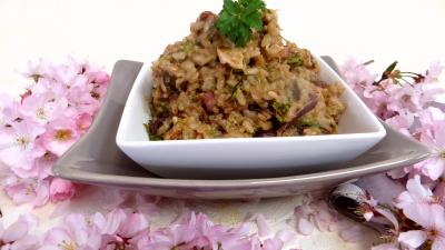 oignon : Risotto aux broutes