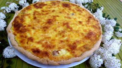 fromage de chevre : Tarte aux asperges au fromage frais de chèvre