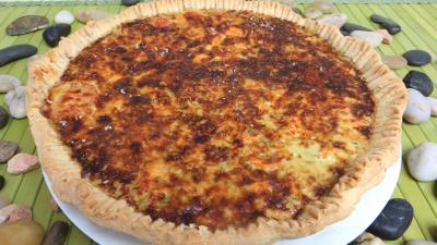 Entrées & salades : Tarte aux carottes et aux tomates