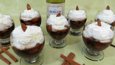 Recettes sans oeufs : Nèfles du Japon au vin