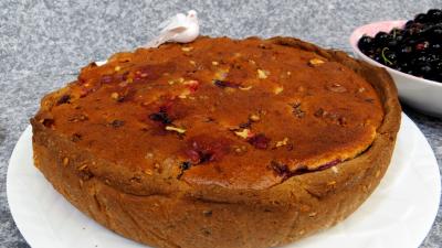 robot ménager : Flan pâtissier au cassis