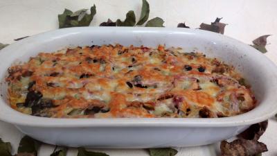 Légumes : Plat de poireaux gratinés au four
