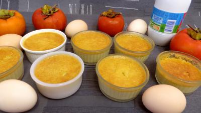 Desserts : Flans aux kakis