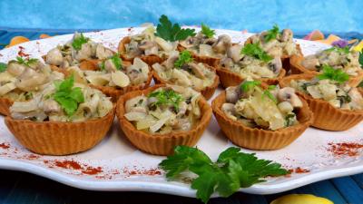 Pour débutants : Bouchées aux champignons