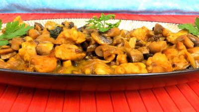 Viandes : Ris d'agneau aux champignons