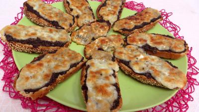 Pour débutants : Assiette de bruschette aux champignons