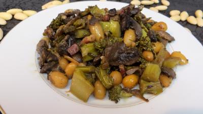 La cuisine des grand-mères : Assiette de brocolis façon amandine