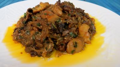 Cuisine diététique : Assiette de cèpes à la bordelaise