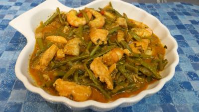 plat sucré salé : Plat d'haricots verts à l'océane