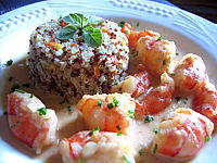 crevettes au curry et quinoa