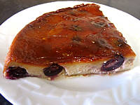 Image : recette Flan aux raisins muscat
