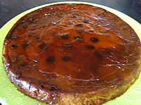Recette Flan aux raisins muscat
