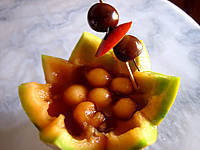 cocktail de melon au Marsala