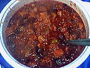 compotée de questsches et oranges