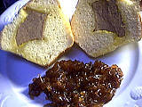 levure de boulanger : Assiette de foie gras en brioche