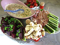 Crudités en apéritif