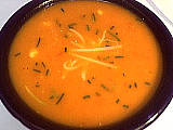 crème de poivron rouge au boursin
