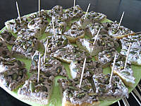 Recette Canapés de focacia au thon